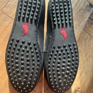 Leather 8.5 Ralph Lauren Black Loafers